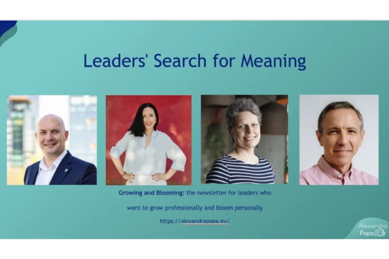 Leaders' search for meaning | Alexandra Roxana POPA
